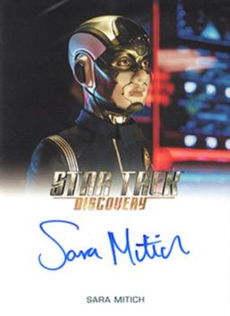 2019 Rittenhouse Star Trek Discovery Season One - Autographs (Full Bleed Design) #NNO Sara Mitich Front