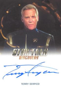2019 Rittenhouse Star Trek Discovery Season One - Autographs (Full Bleed Design) #NNO Terry Serpico Front