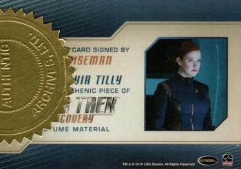 2019 Rittenhouse Star Trek Discovery Season One - Autographs (Case Incentives) #NNO Mary Wiseman Back