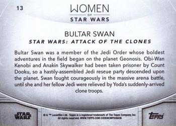 2020 Topps Women of Star Wars #13 Bultar Swan Back