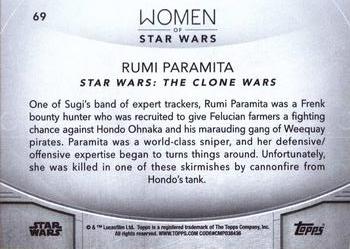 2020 Topps Women of Star Wars #69 Rumi Paramita Back