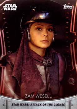 2020 Topps Women of Star Wars #99 Zam Wesell Front