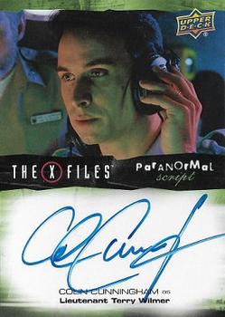 2019 Upper Deck The X-Files UFOs and Aliens Edition - Paranormal Script #A-CU Colin Cunningham Front