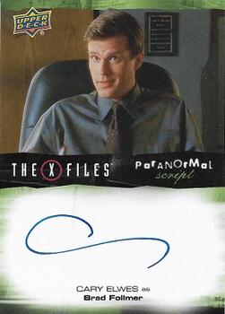 2019 Upper Deck The X-Files UFOs and Aliens Edition - Paranormal Script #A-EL Cary Elwes Front