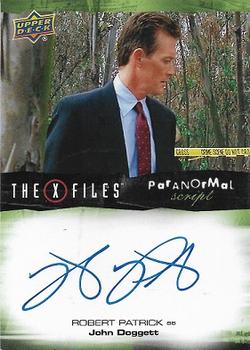 2019 Upper Deck The X-Files UFOs and Aliens Edition - Paranormal Script #A-RP Robert Patrick Front