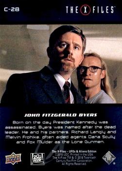 2019 Upper Deck The X-Files UFOs and Aliens Edition - Characters #C-28 John Fitzgerald Byers Back