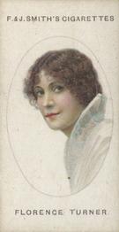 1920 F. & J. Smith's Cinema Stars #21 Florence Turner Front