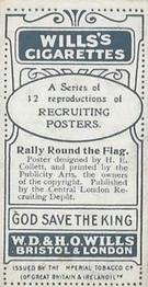 1915 Wills's Recruiting Posters #NNO Rally Round the Flag Back