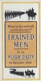 1915 Wills's Recruiting Posters #NNO What in the End will Settle this War? Front