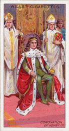 1911 Wills's The Coronation Series #8 Coronation of Henry III Front