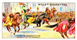 1911 Wills's The Coronation Series #9 Loosing the Horses at the Coronation of Edward I Front