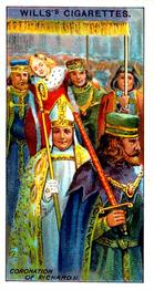 1911 Wills's The Coronation Series #10 Coronation Procession of Richard II Front
