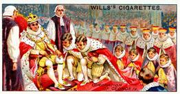 1911 Wills's The Coronation Series #30 The Fealty at the Coronation of George IV Front