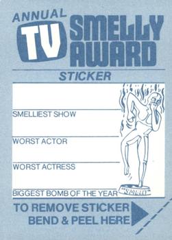 1980 Fleer TV Smelly Awards Stickers #24 Mary Taylor Less Back