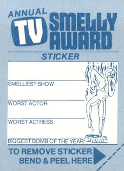 1980 Fleer TV Smelly Awards Stickers #51 Mission Improbable Back