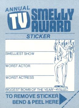 1980 Fleer TV Smelly Awards Stickers #59 Medic Central Back