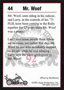 1993 Eagle Productions Black Hills Motor Classic Sturgis #44 Mr. Woof Back