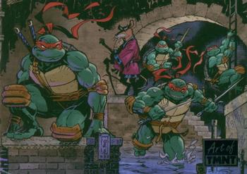 2019 Topps The Art of TMNT - Purple #91 Michael Dooney - Down in the Sewers Front