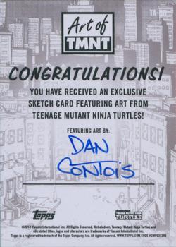 2019 Topps The Art of TMNT - Sketch Artists #NNO Dan Contois Back