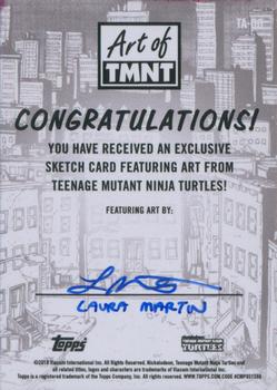 2019 Topps The Art of TMNT - Sketch Artists #NNO Laura Martin Back