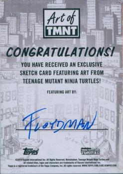 2019 Topps The Art of TMNT - Sketch Artists #NNO Robert Sumner Back