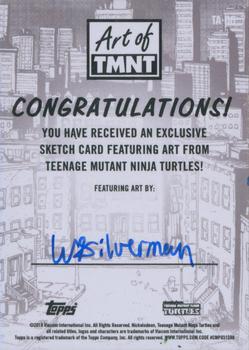 2019 Topps The Art of TMNT - Sketch Artists #NNO Ward Silverman Back