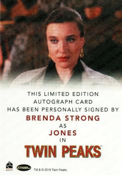 2019 Rittenhouse Twin Peaks Archives - Classic Autographs #NNO Brenda Strong Back