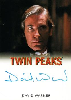 2019 Rittenhouse Twin Peaks Archives - Classic Autographs #NNO David Warner Front