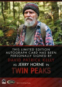 2019 Rittenhouse Twin Peaks Archives - Modern Autographs #NNO David Patrick Kelly Back