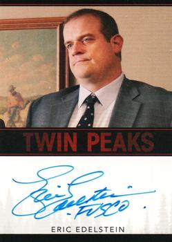 2019 Rittenhouse Twin Peaks Archives - Modern Autographs #NNO Eric Edelstein Front