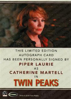 2019 Rittenhouse Twin Peaks Archives - Classic Inscription Autographs #NNO Piper Laurie Back