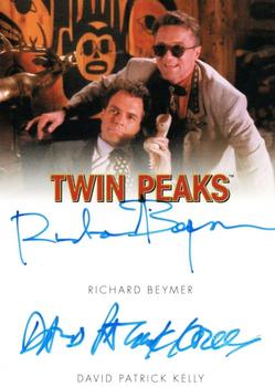 2019 Rittenhouse Twin Peaks Archives - Dual Autographs #NNO Richard Beymer / David Patrick Kelly Front