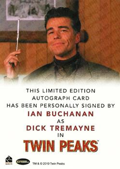 2019 Rittenhouse Twin Peaks Archives - 18-Case Incentive Classic Autographs #NNO Ian Buchanan Back