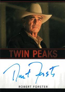 2019 Rittenhouse Twin Peaks Archives - 18-Case Incentive Modern Autographs #NNO Robert Forster Front