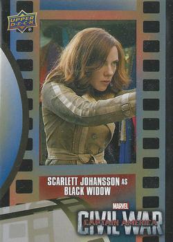 2016 Upper Deck Captain America Civil War (Walmart) - Character Bios #CB-3 Scarlett Johansson Front