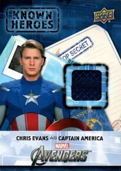 2016 Upper Deck Captain America Civil War (Walmart) - Known Heroes #KH-CA Chris Evans Front