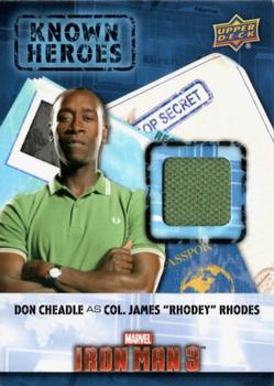 2016 Upper Deck Captain America Civil War (Walmart) - Known Heroes #KH-RO Don Cheadle Front