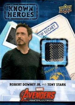 2016 Upper Deck Captain America Civil War (Walmart) - Known Heroes #KH-ST Robert Downey Jr. Front