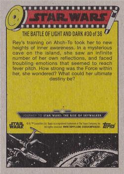 2019 Topps Star Wars Journey to Star Wars The Rise of Skywalker - Target Red #84 Reflections in the Force Back