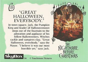 1993 SkyBox The Nightmare Before Christmas #6 