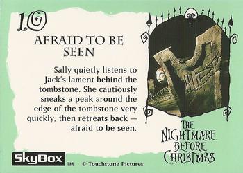 1993 SkyBox The Nightmare Before Christmas #10 Afraid to be seen Back
