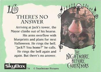 1993 SkyBox The Nightmare Before Christmas #16 There's no answer Back