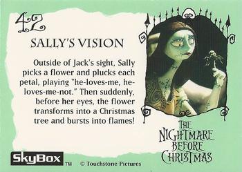1993 SkyBox The Nightmare Before Christmas #42 Sally's vision Back