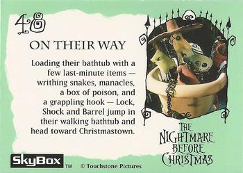 1993 SkyBox The Nightmare Before Christmas #48 On their way Back