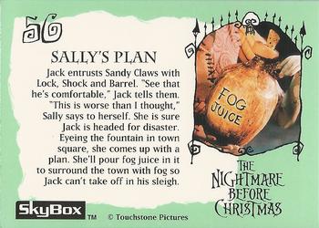 1993 SkyBox The Nightmare Before Christmas #56 Sally's plan Back