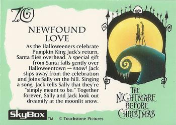 1993 SkyBox The Nightmare Before Christmas #70 Newfound love Back