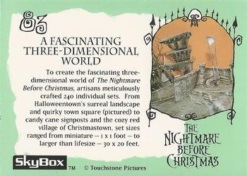 1993 SkyBox The Nightmare Before Christmas #83 A Fascinating Three-Dimensional World Back