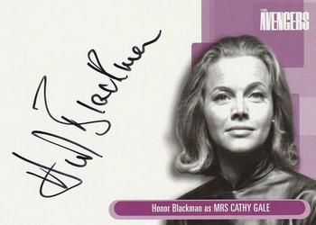 2003 Strictly Ink The Avengers Definitive Trading Card Collection Series 1 - Autographs #A1 Honor Blackman Front