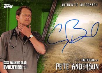 2017 Topps The Walking Dead: Evolution - Autographs - Green #A-CB Corey Brill Front