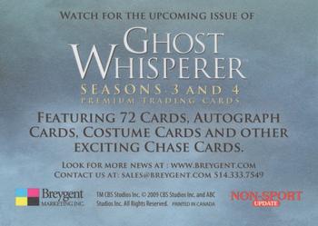 2010 Breygent Ghost Whisperer Seasons 3 & 4 - Promos #NNO Jennifer Love Hewitt Back
